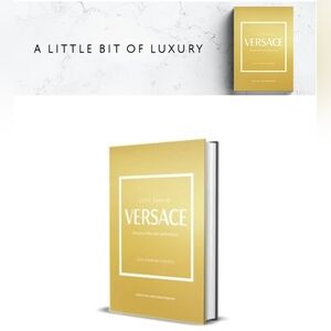 1 Left! Versace Yellow and Black Little Book Home Decor